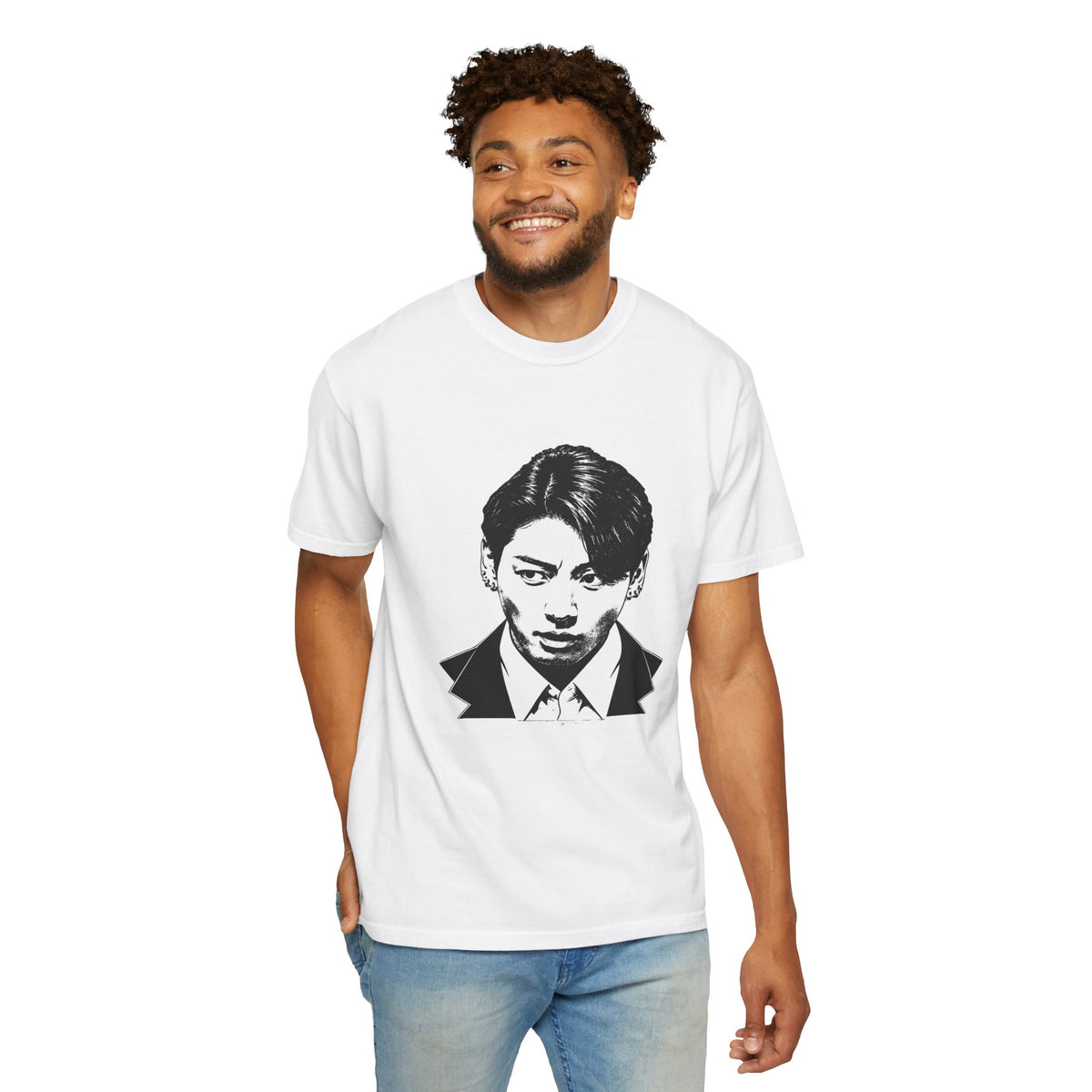Black and white unisex T-shirt. JK "2.0"