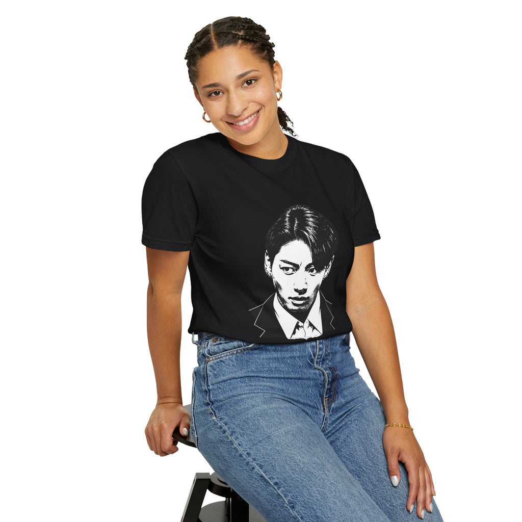Black and white unisex T-shirt. JK "2.0"