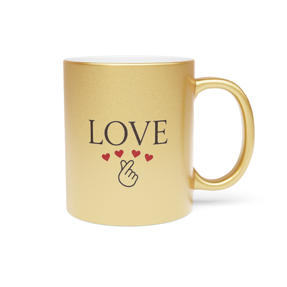 Metallic Gold Coffee Cup/JIN birth flowers