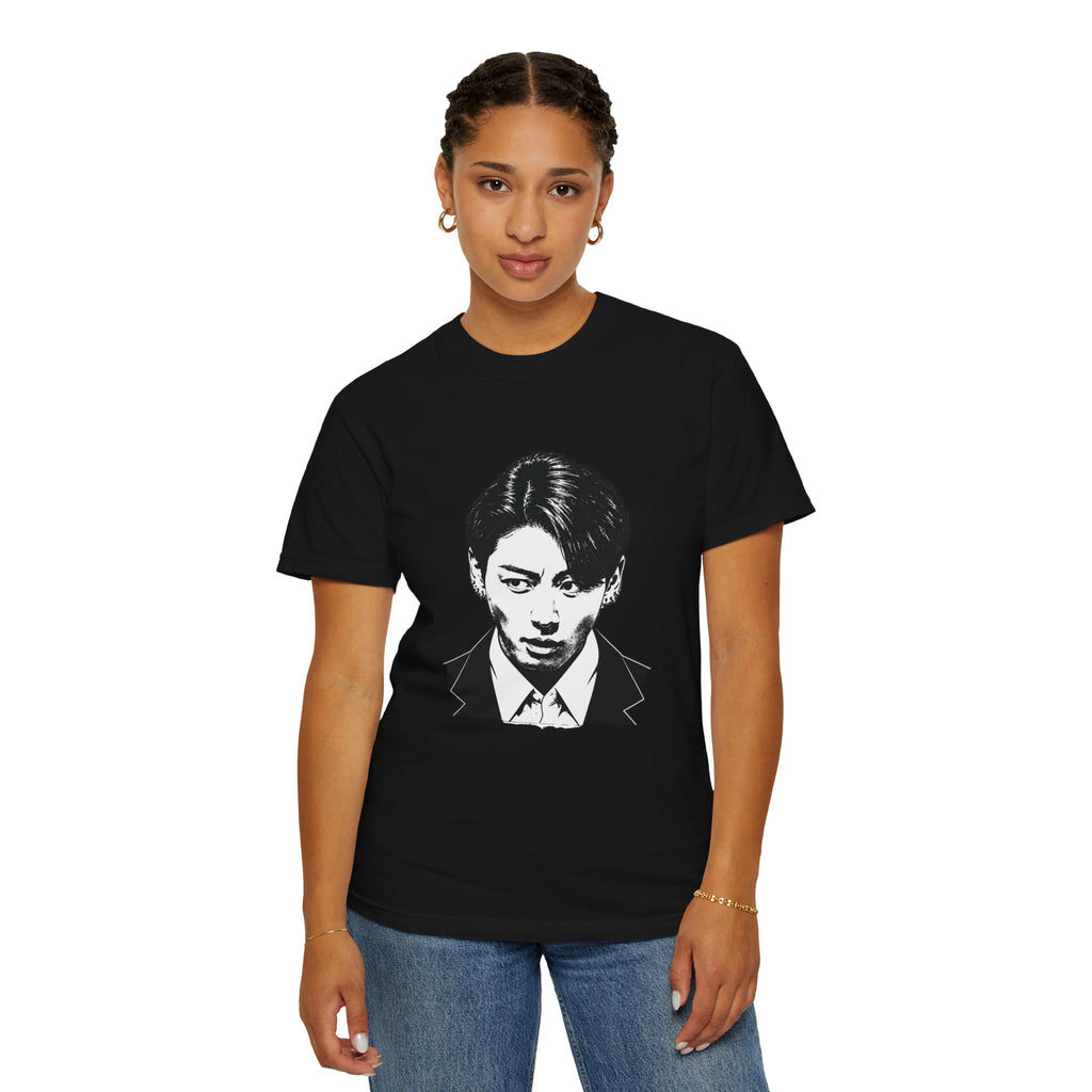 Black and white unisex T-shirt. JK "2.0"