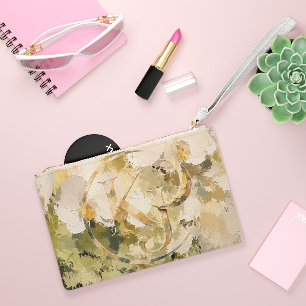 Floral Impressionist Clutch Bag