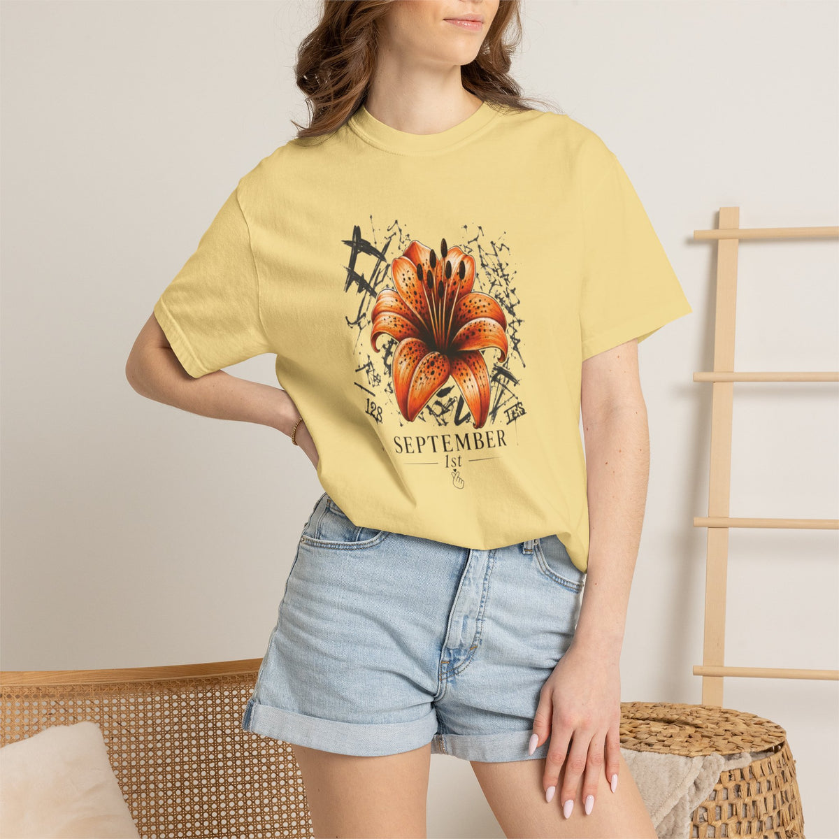 Unisex T-Shirt "JK birth flowers"