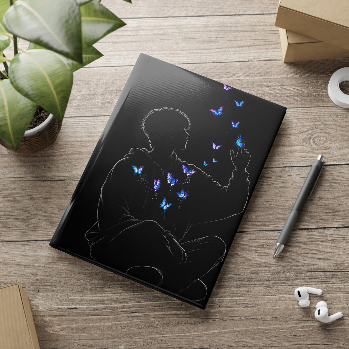 "Butterfly" Hardcover Notebook – Padded Cover
