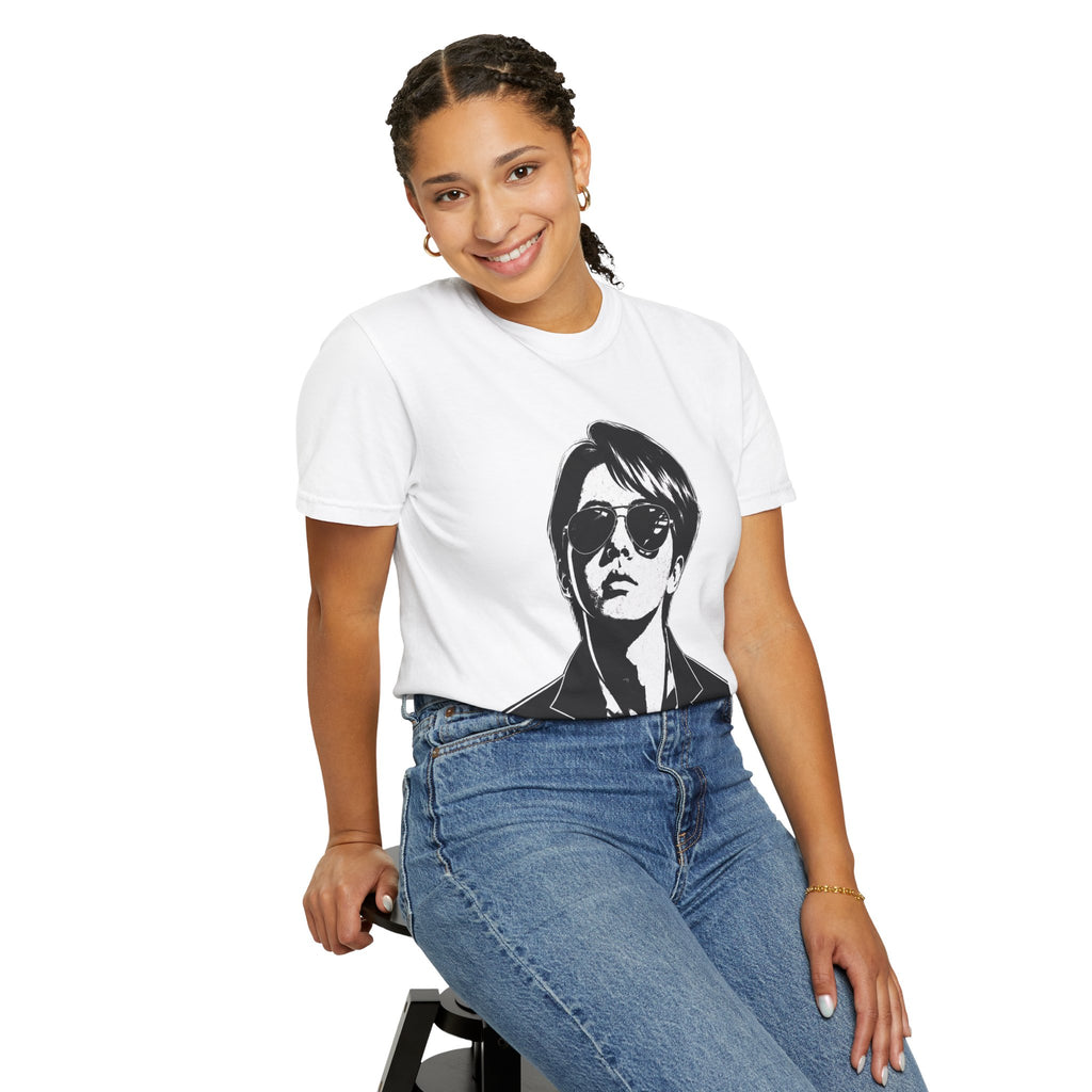 Black and white unisex T-shirt. JIN "2.0"