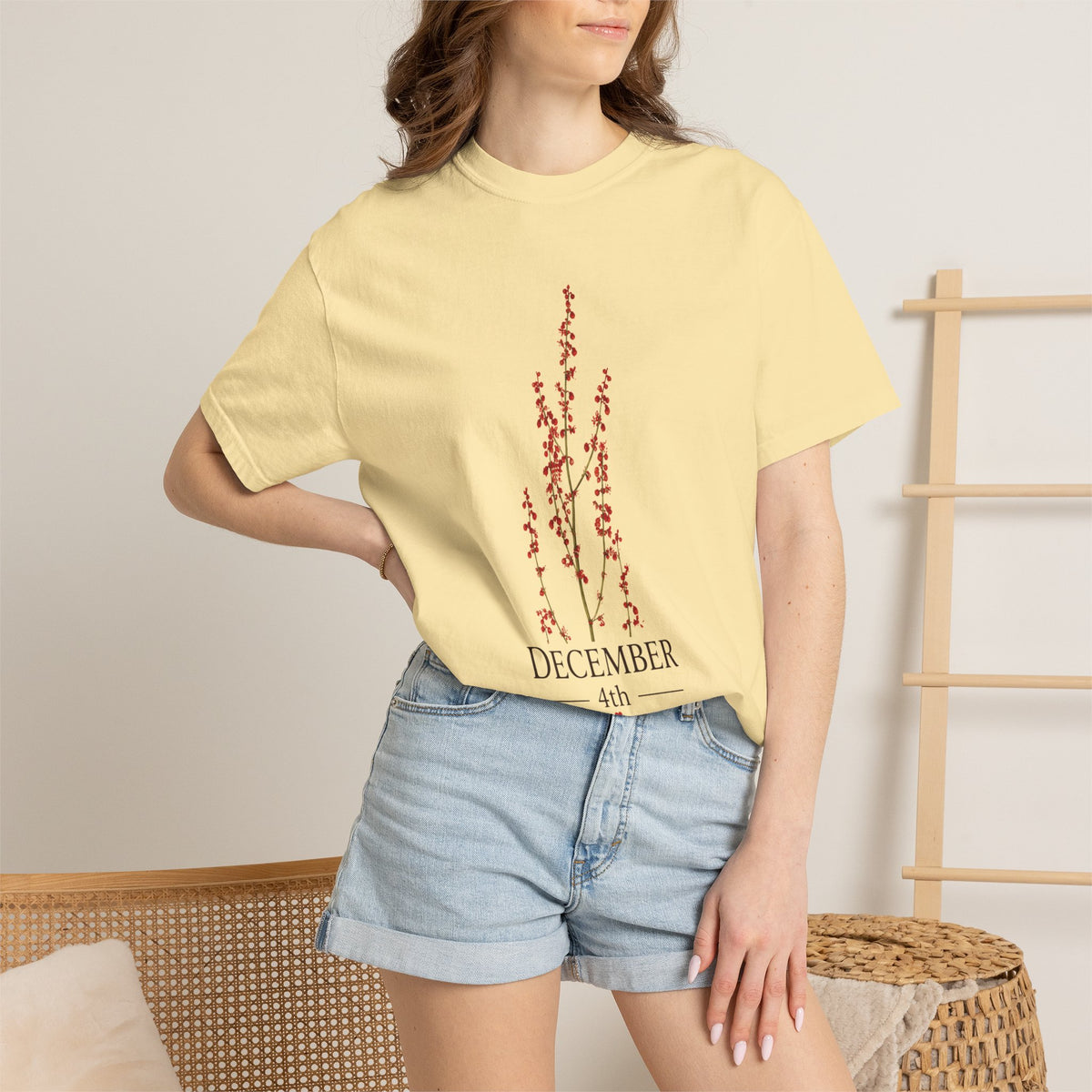 Unisex T-shirt JIN birth flowers"