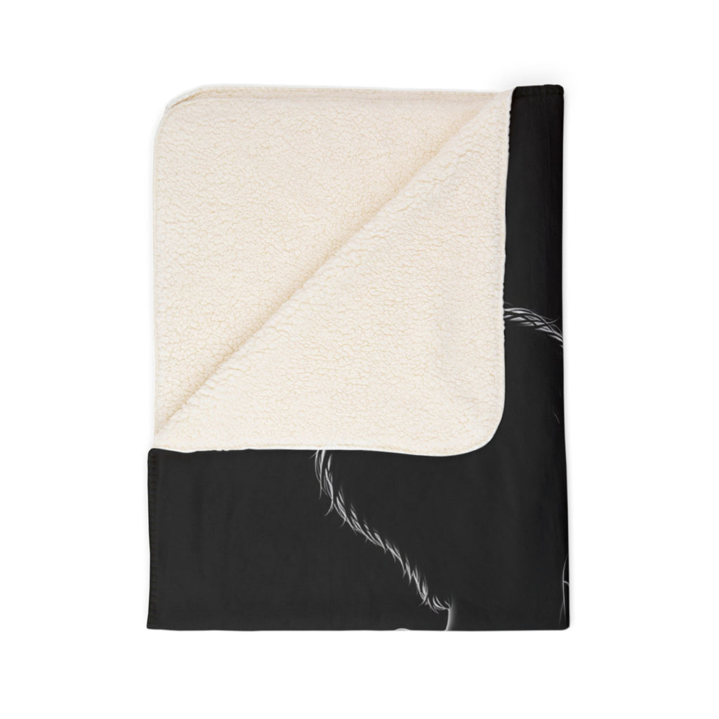 Sherpa fleece blanket "Butterfly"
