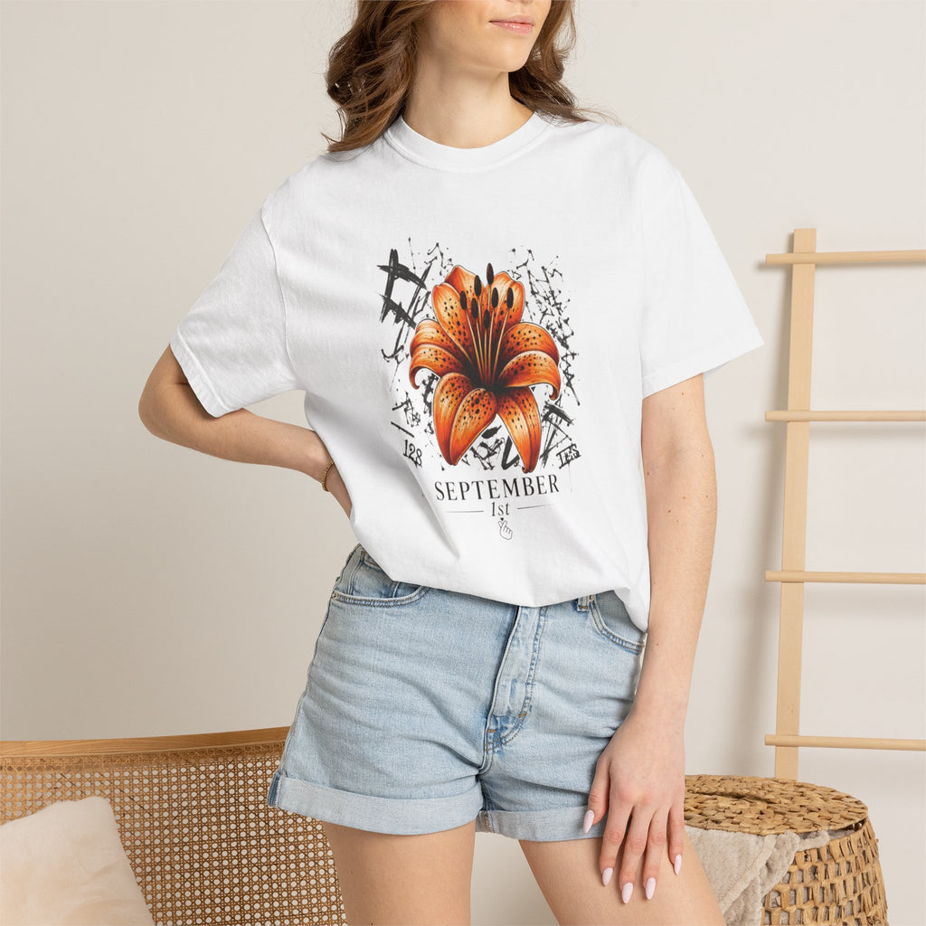 Unisex T-Shirt "JK birth flowers"