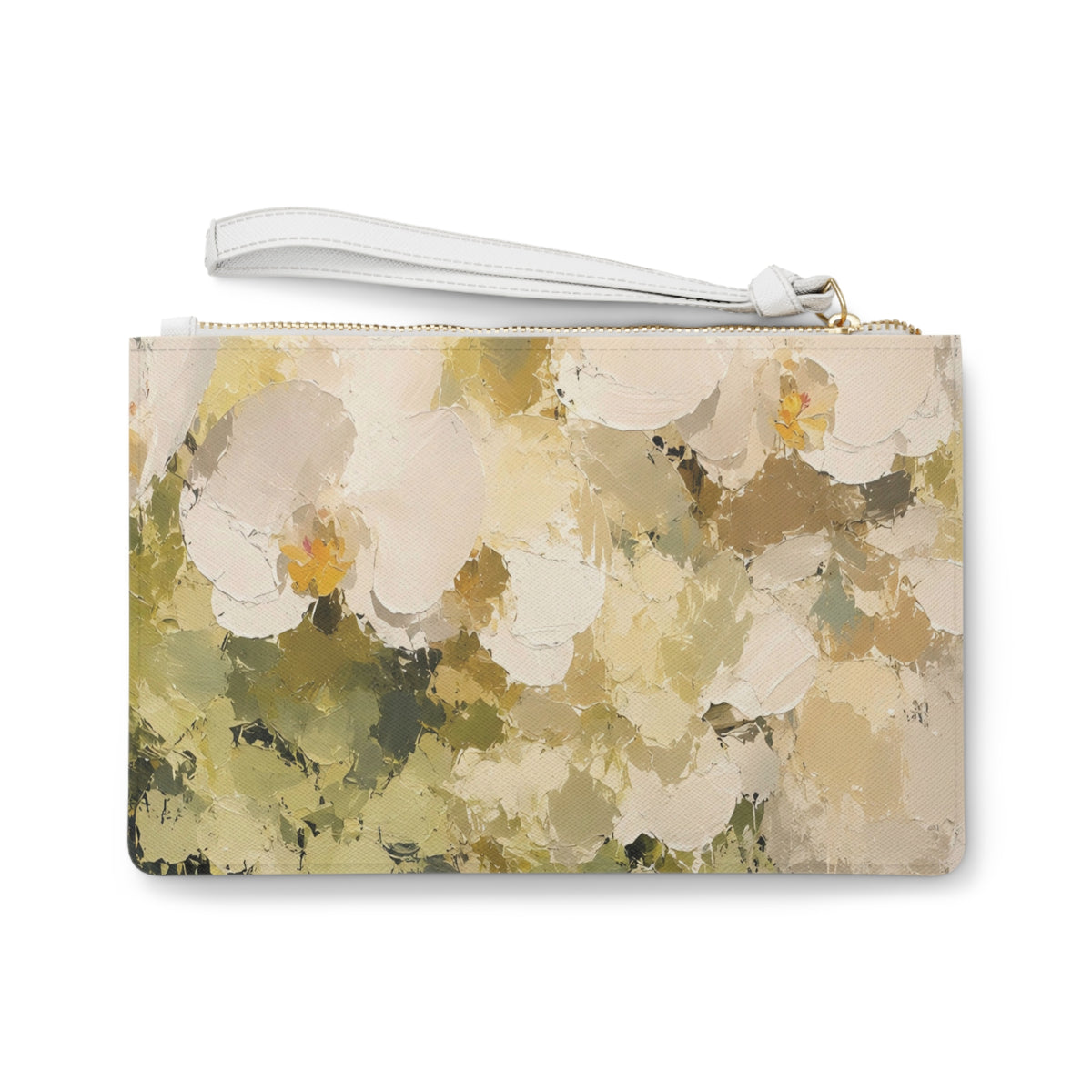 Floral Impressionist Clutch Bag