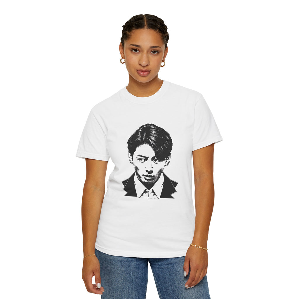 Black and white unisex T-shirt. JK "2.0"