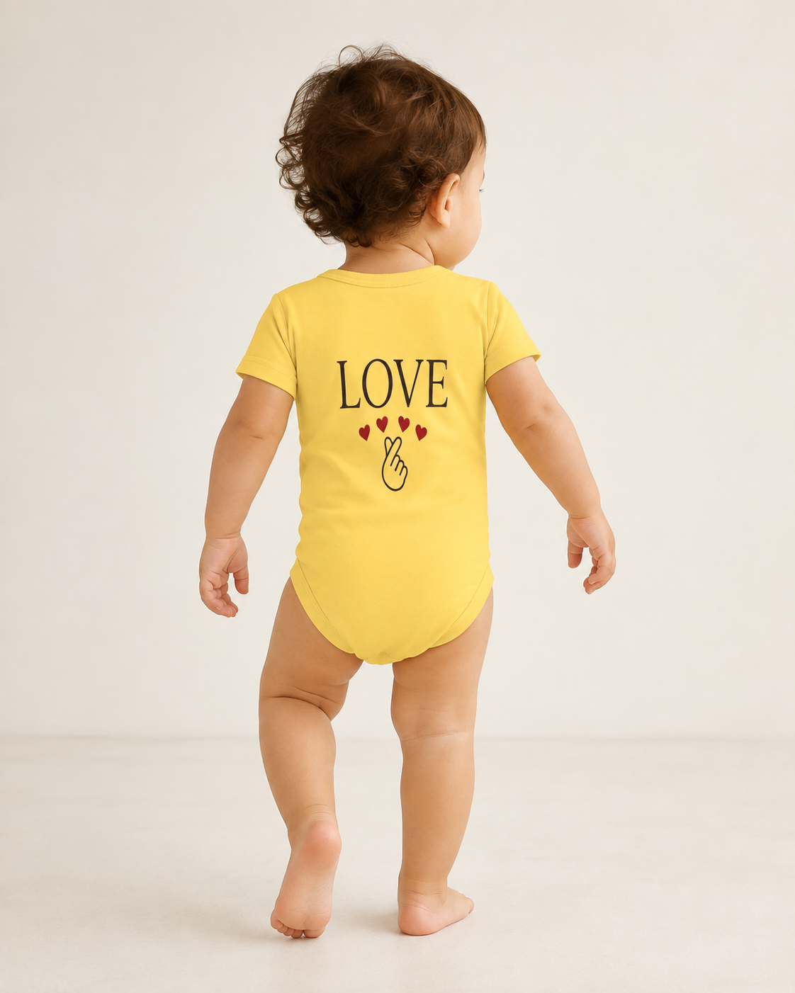 Baby bodysuit "JIN's birth flowers"