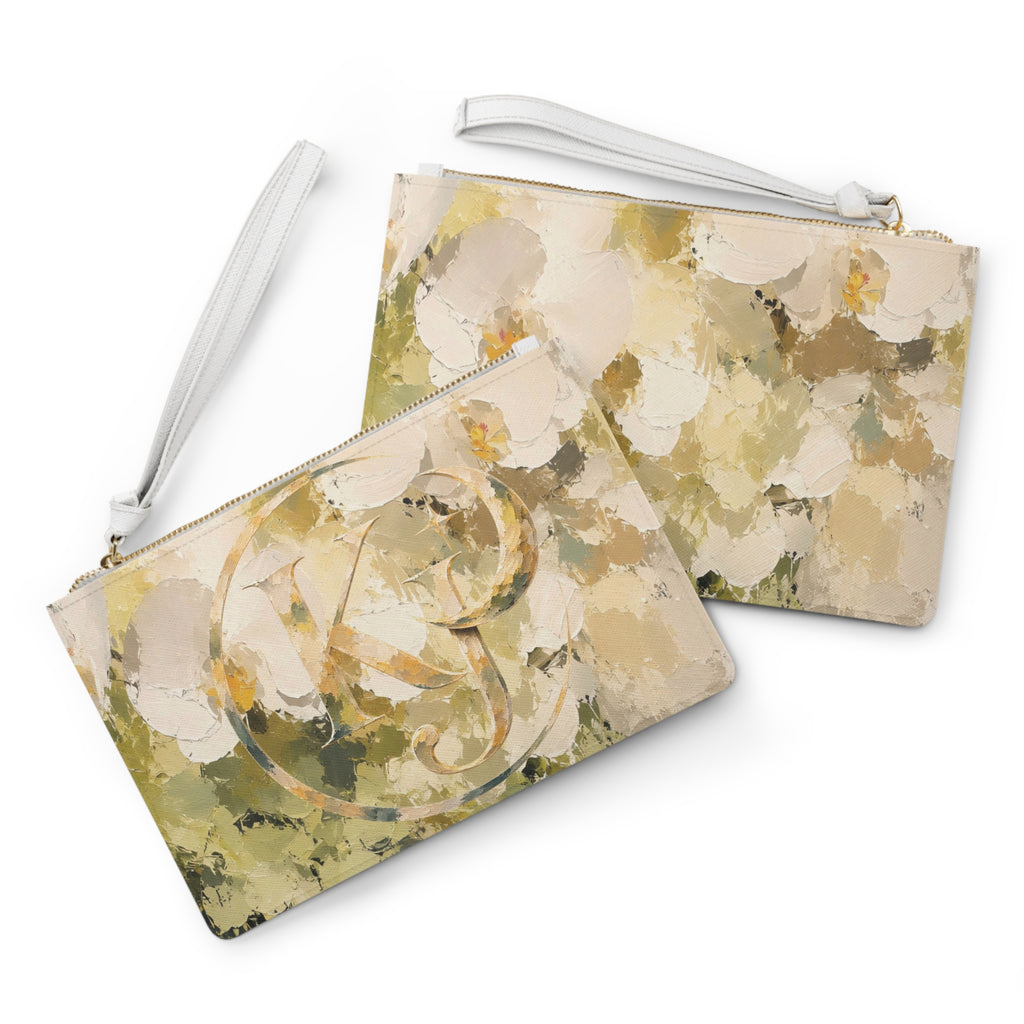 Floral Impressionist Clutch Bag