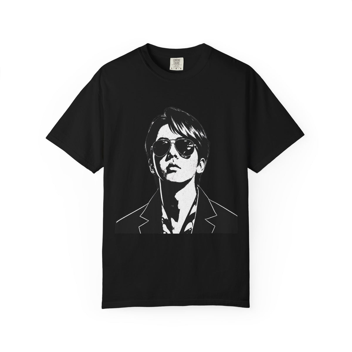 Black and white unisex T-shirt. JIN "2.0"