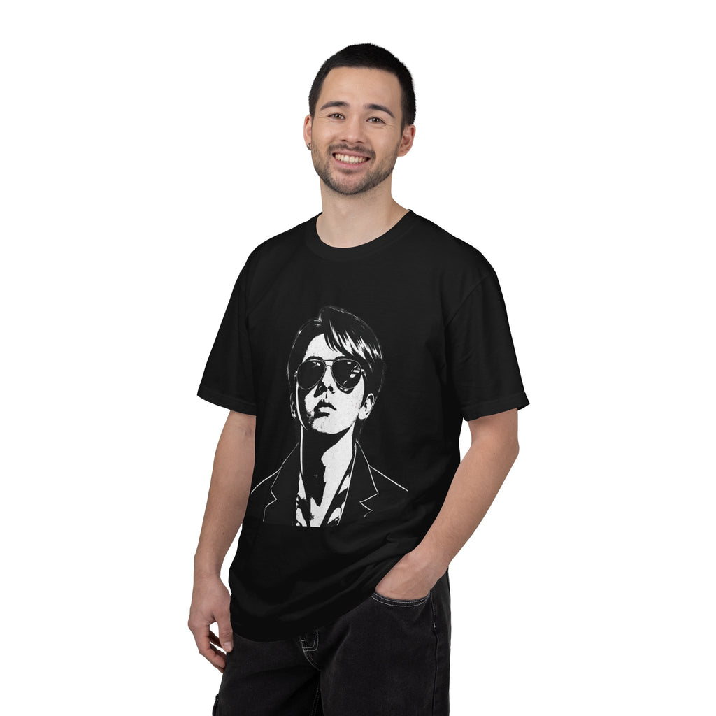 Black and white unisex T-shirt. JIN "2.0"