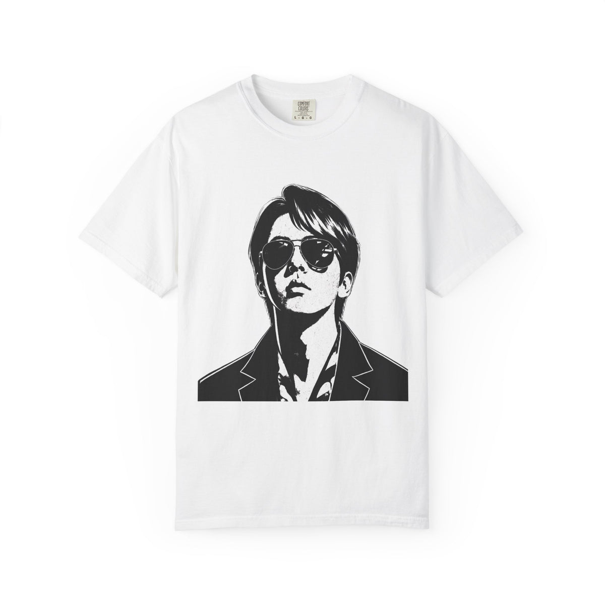Black and white unisex T-shirt. JIN "2.0"